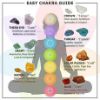 Picture of Farmacy Herbal, Raw Crystal Gemstone Wall Decoration for Home – 7 Chakra Healing Stones